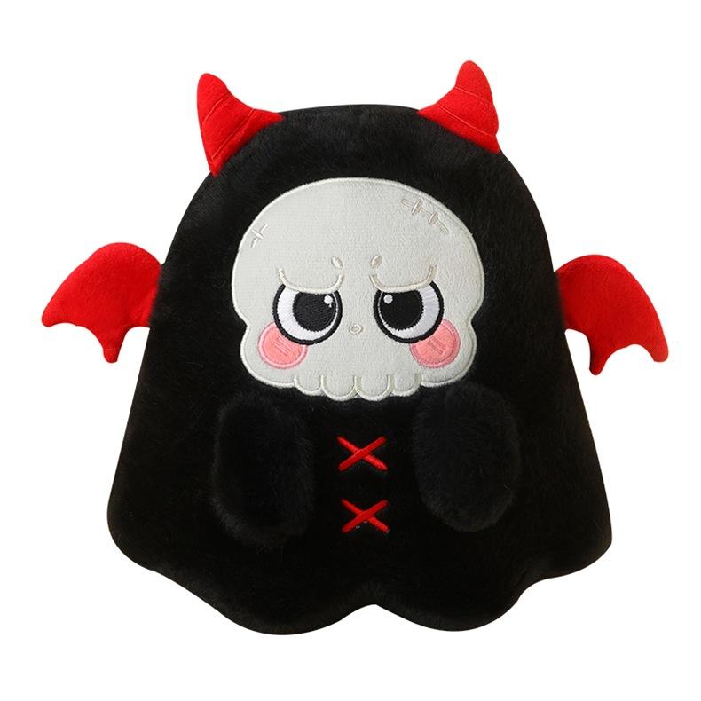 25CM Kawaii Cartoon Anime Skeleton Devil Plush Toy Funny Death Reaper Stuffed Toy Children's Plush Handmade Doll Gift