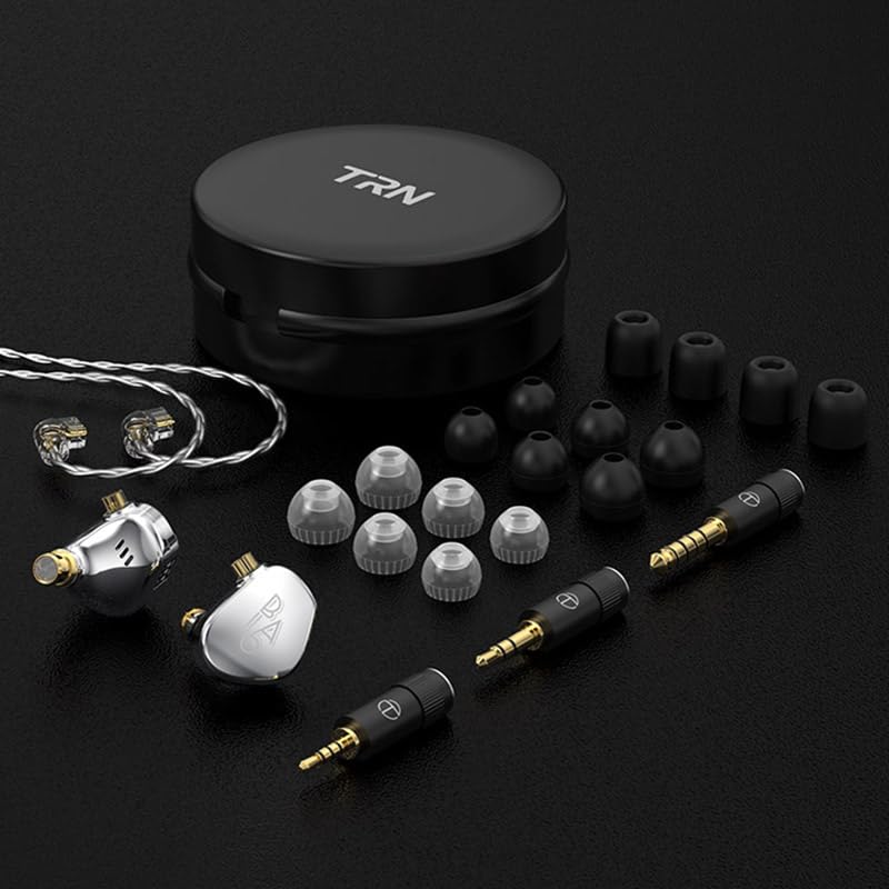 TRN BA16 Monitor Earphones High Resolution Earphones 32 BA Drivers Balanced Armature Earphones Plug Replaceable Aluminum Housing Monitor High Sound