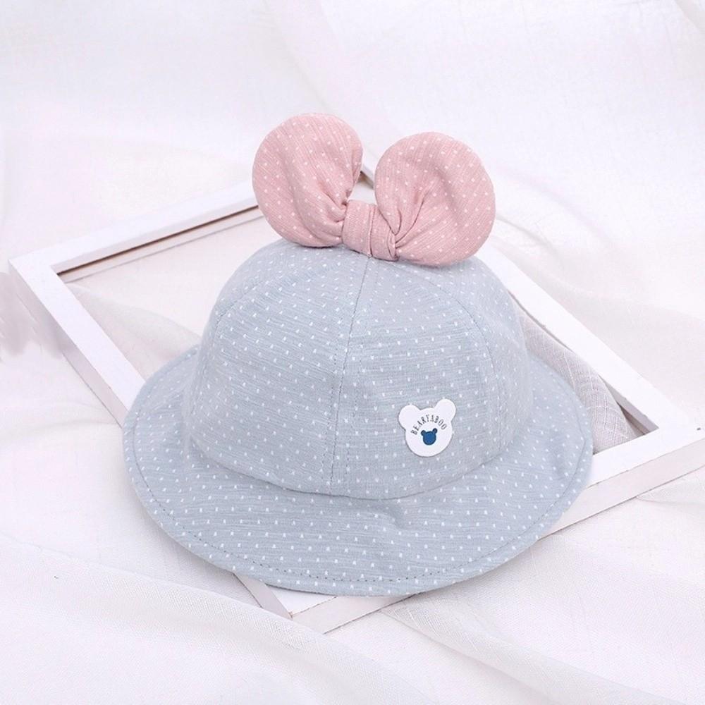 Cotton Baby Hat Lovely Bow Infant Hat Cute Kids Sun Hat  Photography