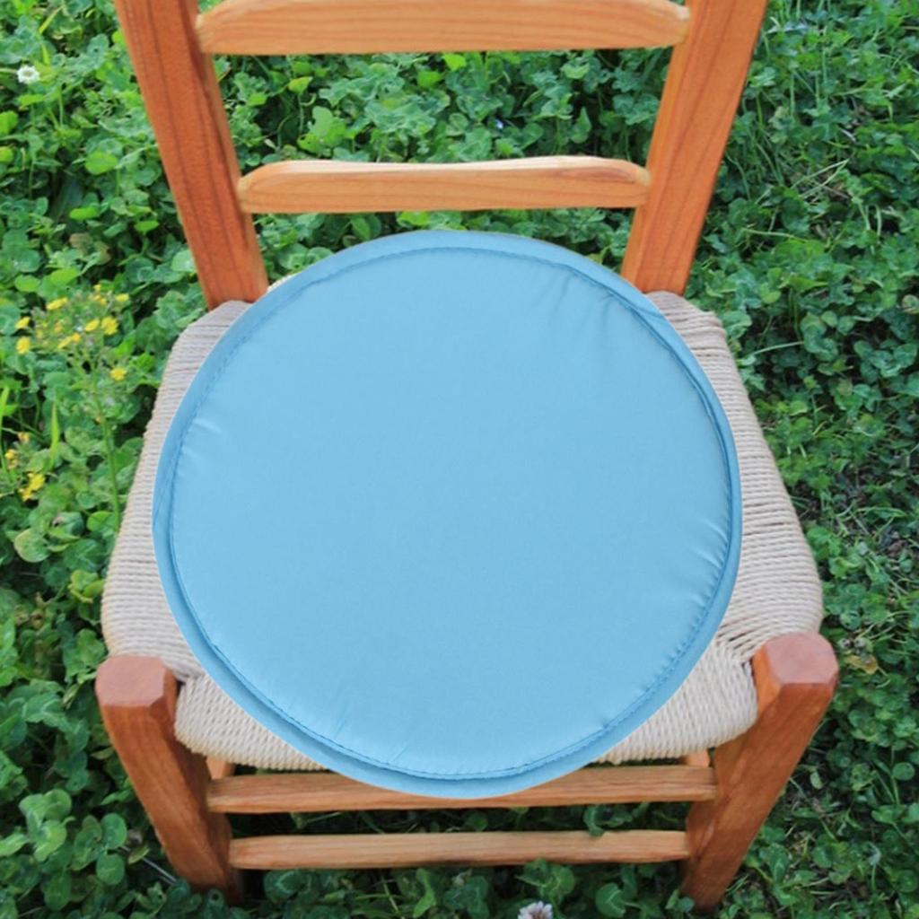 Rund Stolsetepute Sklisikker Pad Krakk for Husholdning Hage Sofa