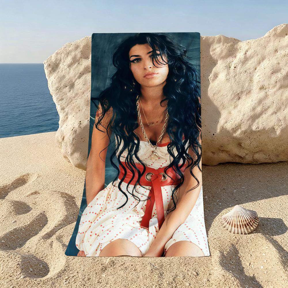 Famous Music Singer Amy W-winehouse Towel For Beaches Yoga Studios Gyms Hot Springs Swimming Pools And Picnics