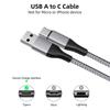 Câble USB-C Rapide pour Google Pixel 9 - 9 Pro - 8 - 8a - 8 Pro - 7 - 7a - 7 Pro - 6 - 6 Pro - 6a - 1M Gris Nylon Tressé