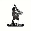 Exklusives Individuelles Little League Star Metallwandbild Personalisierter Mädchen-Softball-Namensschild Ideales Geburtstags-Weihnachts-Wohnkultur