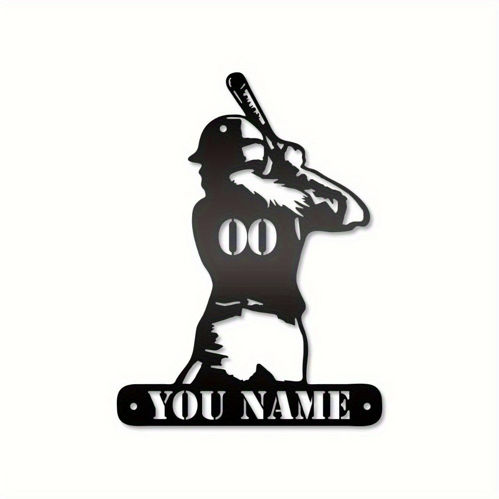 Exklusives Individuelles Little League Star Metallwandbild Personalisierter Mädchen-Softball-Namensschild Ideales Geburtstags-Weihnachts-Wohnkultur