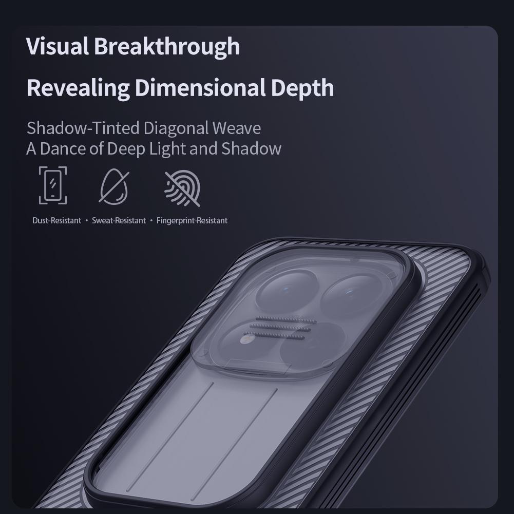 Nillkin For Xiaomi Redmi Note 13 14 15 Pro Plus 5G Case Hard PC CamShield Pro Camera Slide Protection Lens Back Cover Case