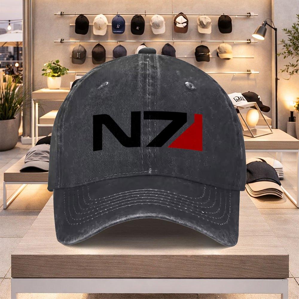 N Logo Baseball Cap for Unisex and Women Lightweight Adjustable Spring Summer Hat