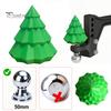 Protective Hitch Ball Shield 3D Printed Christmas Tree Trailer Coupling Cover, Tow Cap, Anti Collision Cover for Truck SUV Holiday Decor Cap