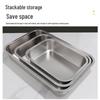 Anyi 304 Stainless Steel Rectangular Serving Pan