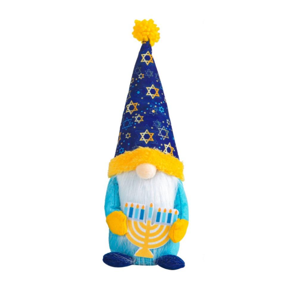 Unique Design Festival Faceless Doll Exquisite Gnomes Figurine Durable Rudolph Ornaments  Hanukkah