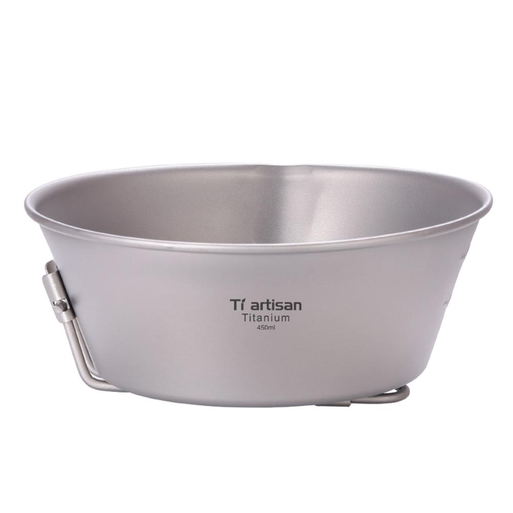Camping Bowls Pot 450ml 450ml With Spout 82mm Foldable