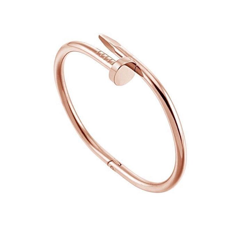 Stylish European And American Nail Bracelet With Sophisticated Design