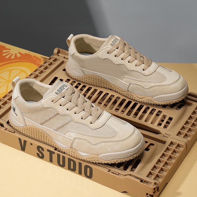 2025 New Retro Plate Shoes Casual Hundred Yards Large Size Soft Bottom Wear Sports Shoes Vulcanized Shoes Walking Flats Zapatos