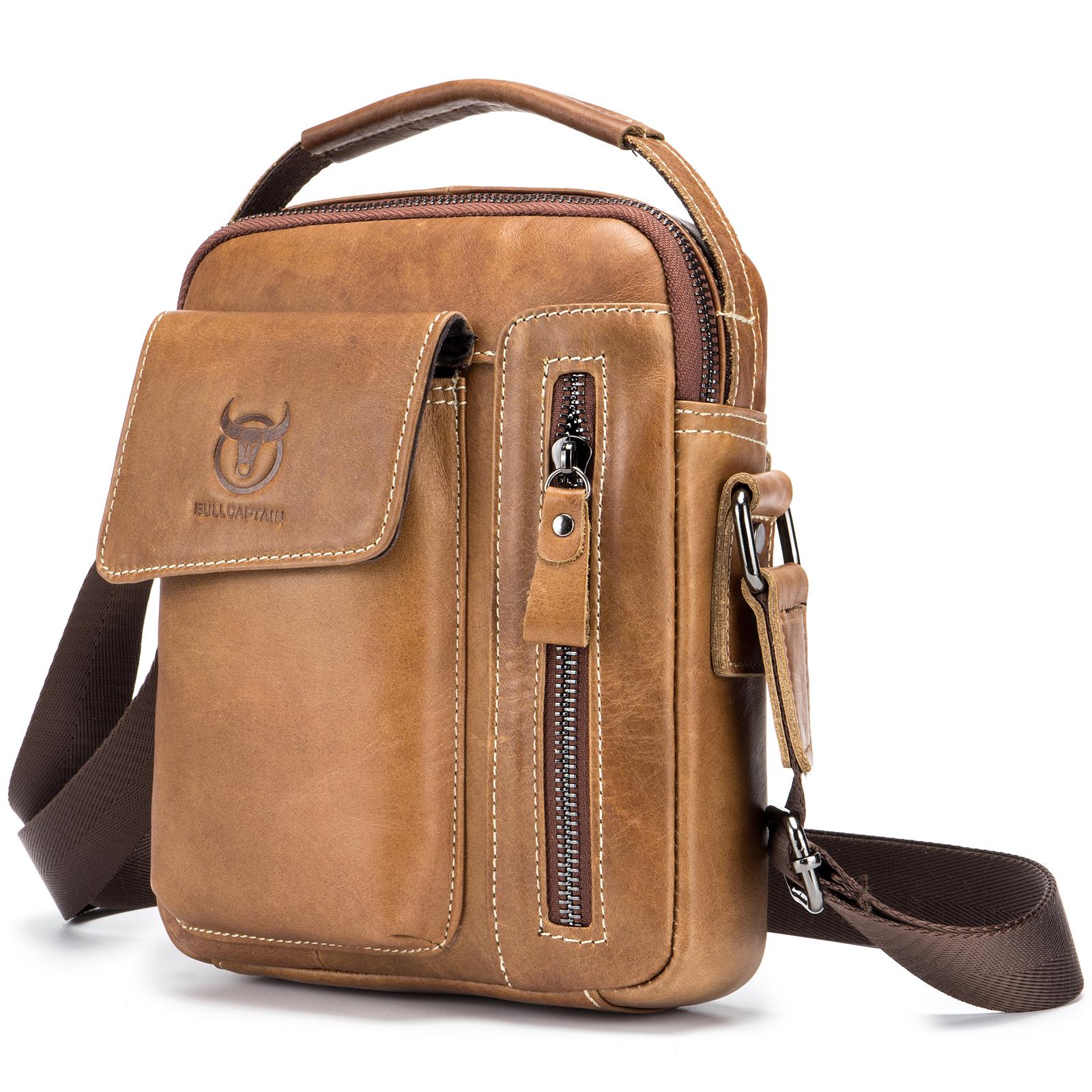 

Мужская винтажная кожаная сумка через плечо для занятий спортом на открытом воздухе, дорожная сумка через плечо, повседневная сумка, пакет