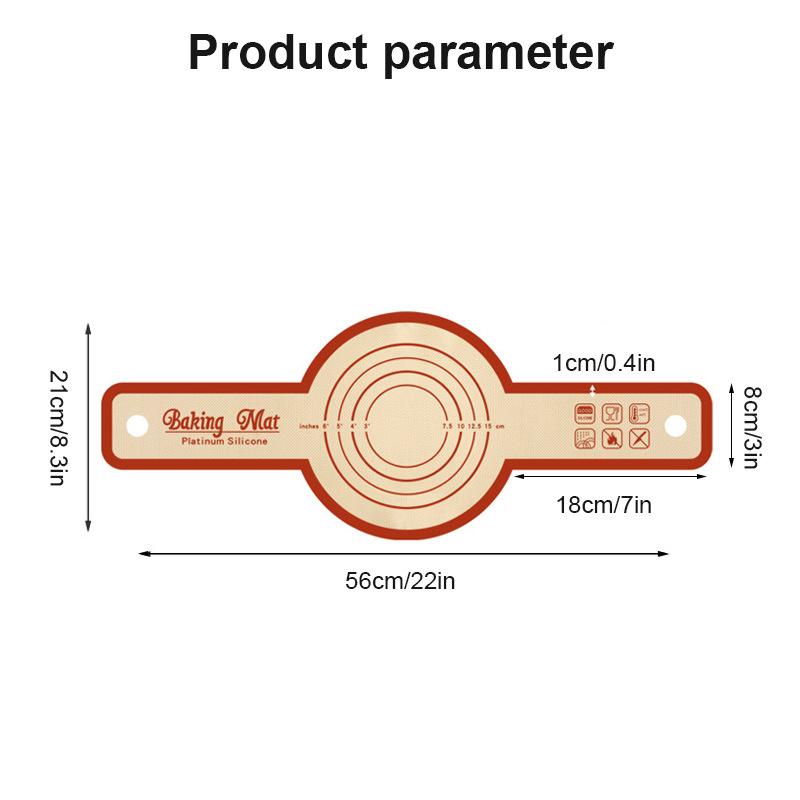 

Силиконовый вкладыш для хлеба, многоразовый, пищевой, коврик для выпечки хлеба, термостойкий, строп, антипригарные подъемники для формы для хлеба, инструмент для переноса теста