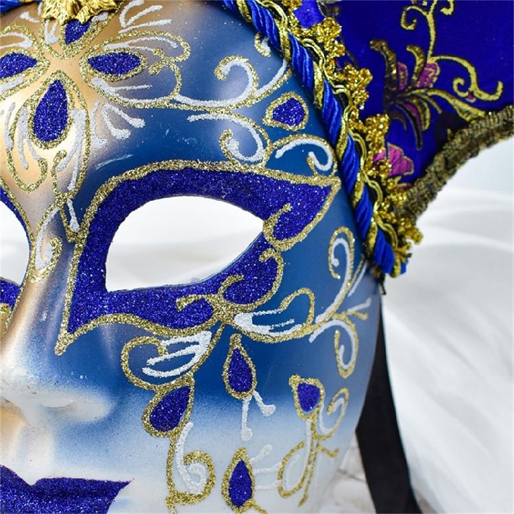 Masquerade Mask for Men Women Venetians Jester Mask Halloween Cosplay Party Costume Cosplay Mask for Wall Decorations