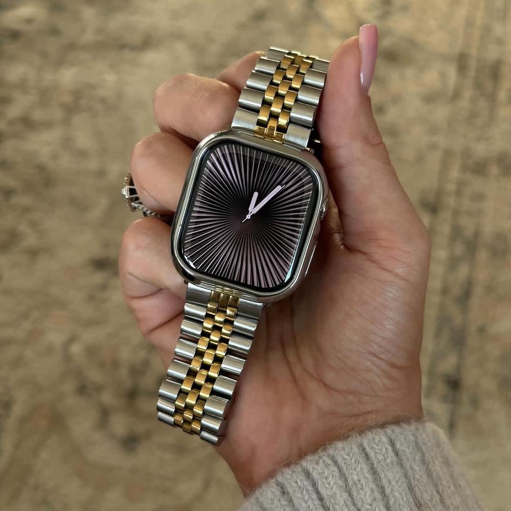 Cinturino in Metallo per Apple Watch Ultra 2/1 Band 49mm 10 9 8 7 46mm 42mm 45mm 41mm Braccialetto in Acciaio Inossidabile IWatch 6 5 4 SE 40mm 44mm