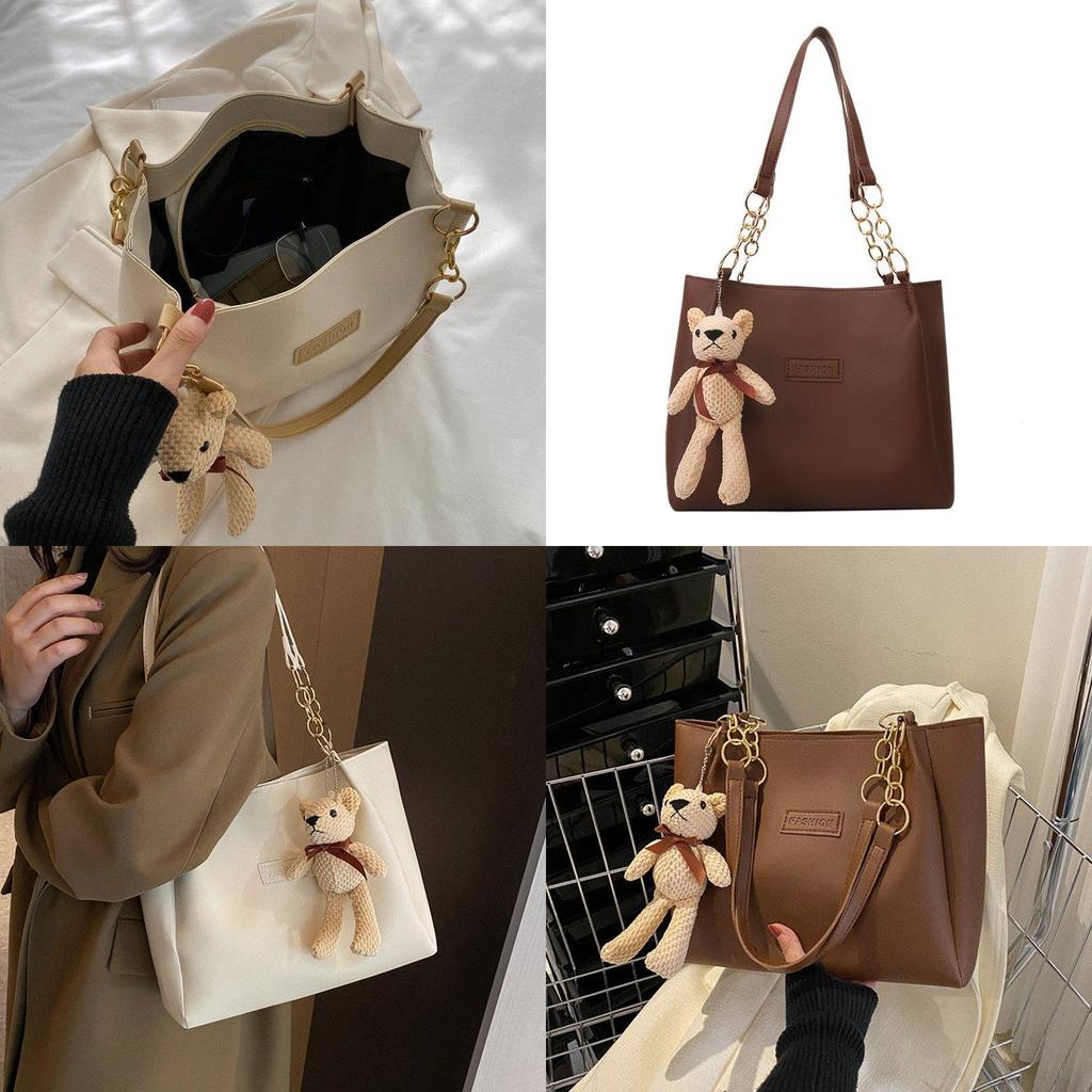 Stylish Retro Women's Tote Bag For Autumn Winter 2023 With Large Capacity And Chic Design