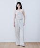 SHOP,ARA Striped Seersucker Shirred Wide Pants_Ivory