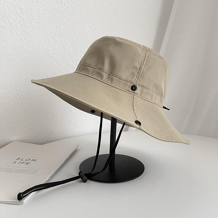 Custom Quick Dry Summer Men Bucket Hat Outdoor Uv Protection Wide Brim Hunting Hiking Hat Fisherman Hat Beach Sunscreen Cap