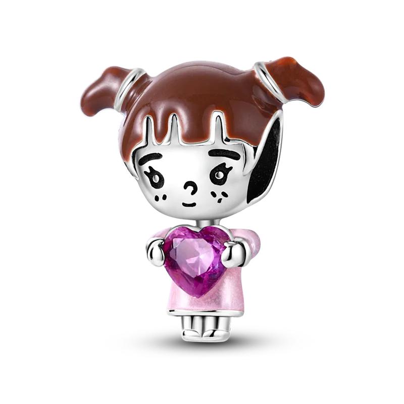 Copper Boys Girls Charm Series Beads For Women Diy Bracelet Necklace Fine Jewelry Making Gifts