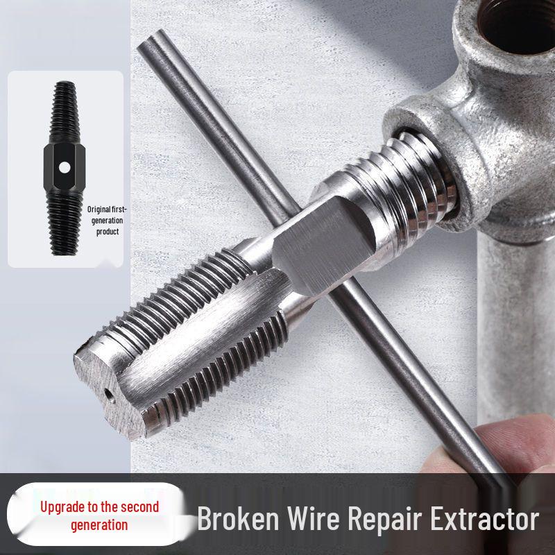 Triangular Broken Bolt & Wire Extractor Set - Reverse Thread, 4/6 Point Faucet Tool