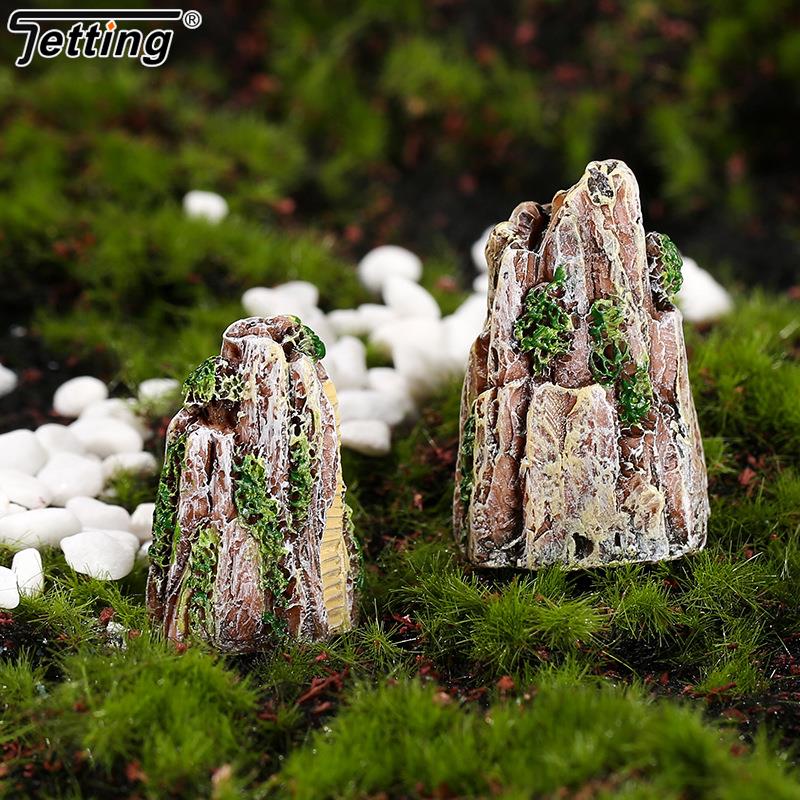 Simulation Mountain Miniature Fake Stone Artificial Hill Bonsai Ornaments Fairy Garden Accessories Home Decoration DIY Supplies