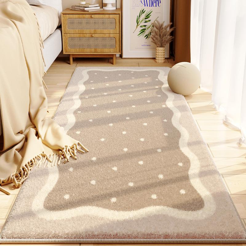 Morandi Color Bedroom Bedside Carpet Master Bedroom Bedside Floor Mat Room Premium Sense Floor Mat Long Strip Machine Washable Mat
