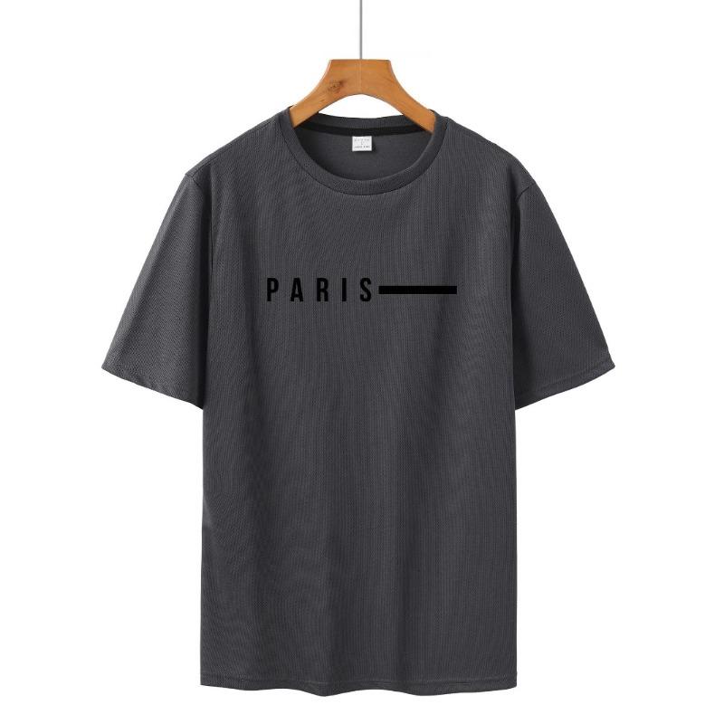 Hauts décontractés amples à manches courtes pour hommes T-shirts confortables en pur coton pour hommes