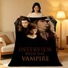 Movie I-Interview W-With T-The Vampire Throw High-Density Short Plush Blanket Soft Skin-Friendly for Sofa Room