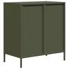 Sideboard Olive Green 68 X 39 X 73.5 Cm Cold Rolled Steel