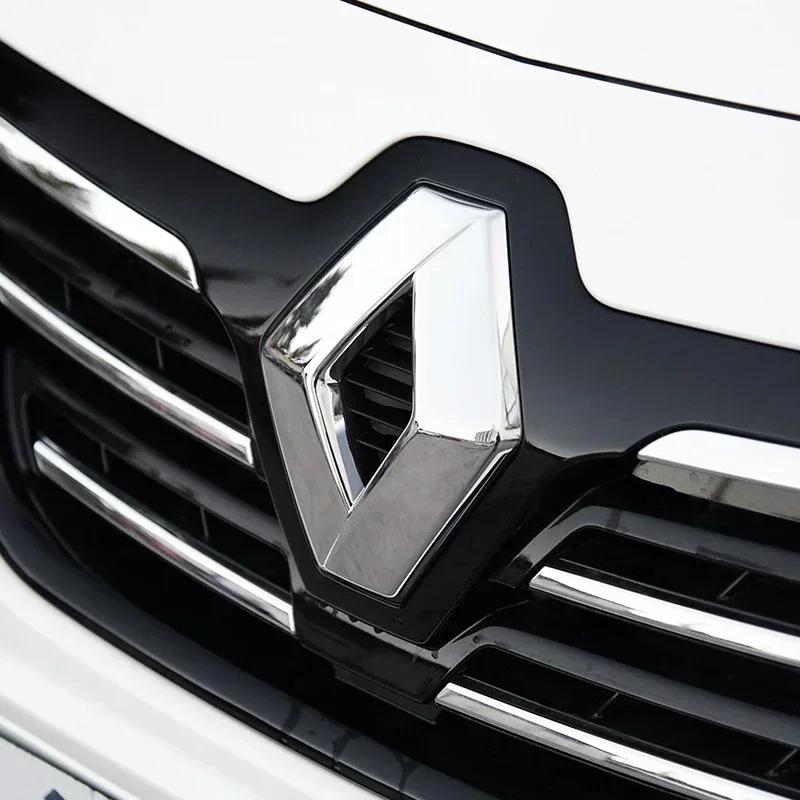 Interior Stickers For Renault Megane 2 3 Clio Duster Captur Logan Koleos Auto Accessories Car Front Hood Emblem Sticker Rear Tru