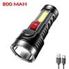 Portable Flashlight Rechargeable Powerful LED Torch IPX4 Waterproof 4 Modes 500LM Outdoor Lighting for Hiking Climbing Emergency