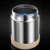 Stainless Steel Tea Tin Large Capacity 800/1000/1200ml Sealed Tea Can Moisture-proof with Visual Cover Coarse Grains Storage Box