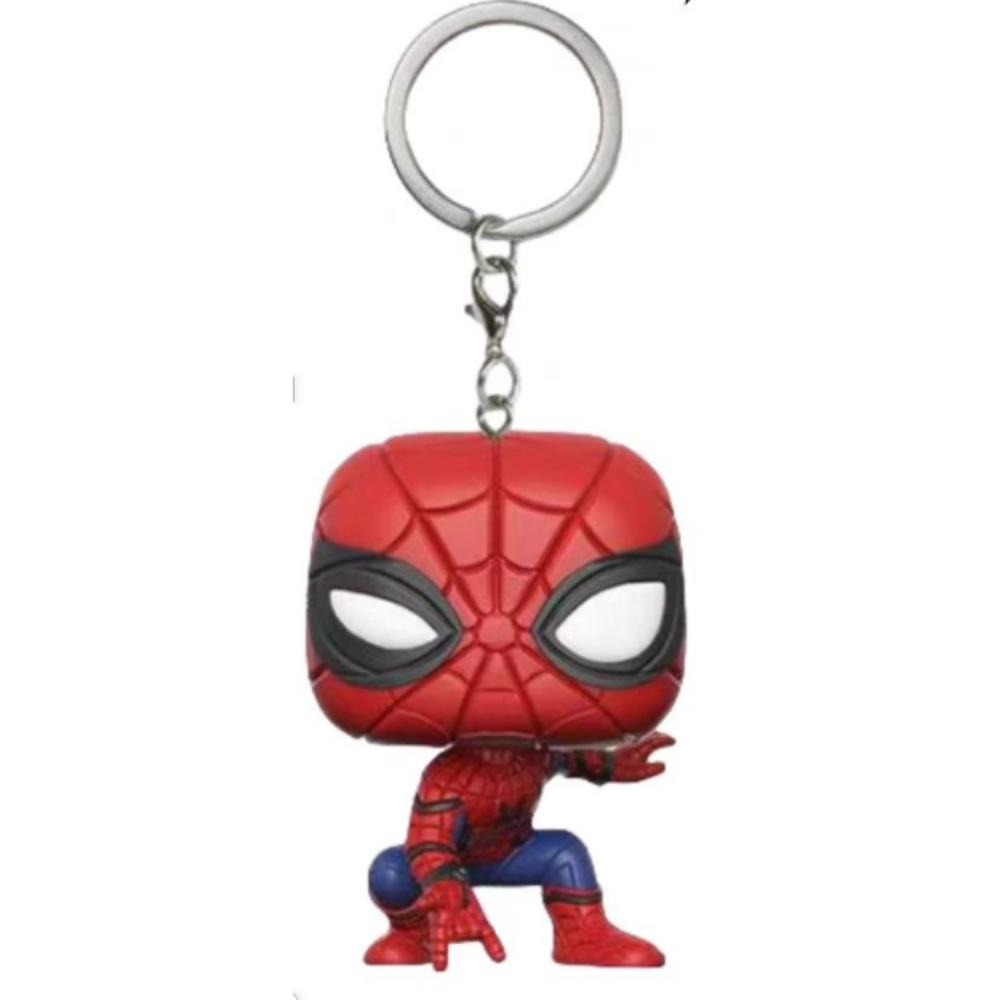 hot Marvel Spider Man Creative Student Keychain Pendant Anime Peripheral Men's Car Keychain Fashion Women' Bag Accessories Gifts