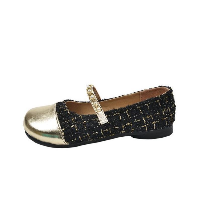 Móda 2025 Nové francouzské boty Mary Jane s plochou podrážkou Boty víly Letní jemné boty s fazolkami Kulatá špička Gumová podrážka Dámská obuv