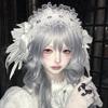 Lolita Křídlová Čelenka Gotická Tmavý Anděl Čelenka Punk Y2K Cosplay Doplněk