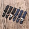 Quick Release Nylon Vintage Sailcloth Watch Strap 22mm Butterfly Buckle Business Men Women Black for Omega for Seiko Watchband