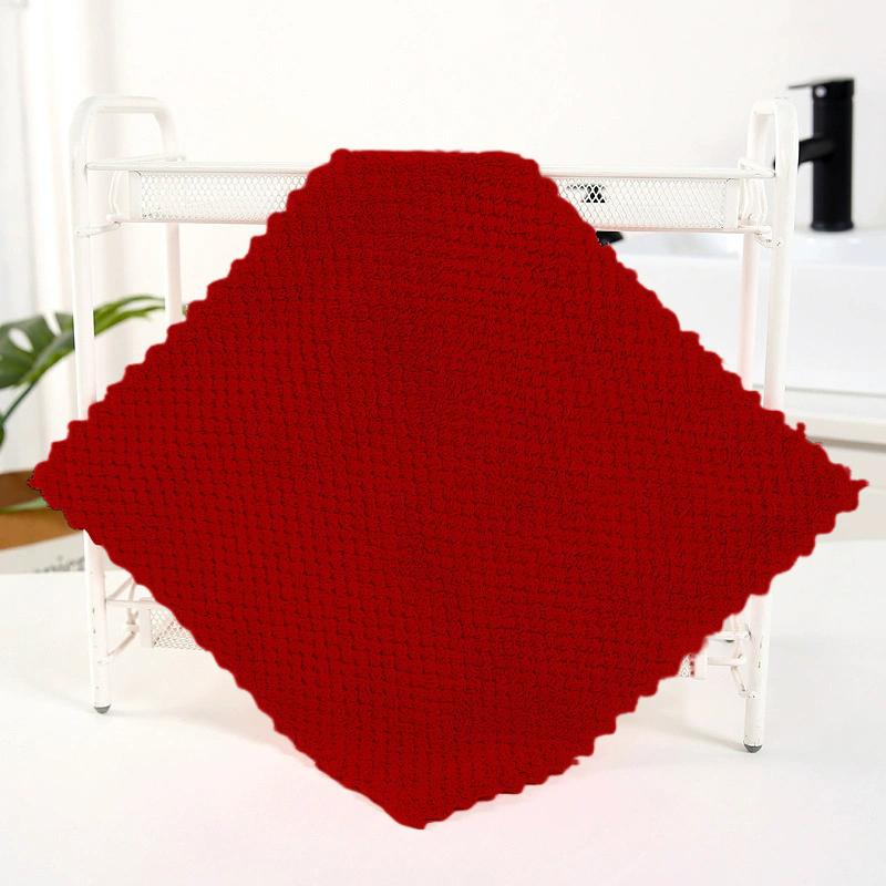 

Ultra Fine Fiber Absorbent Dishwashing Cloth, Oil Resistant Household Towel