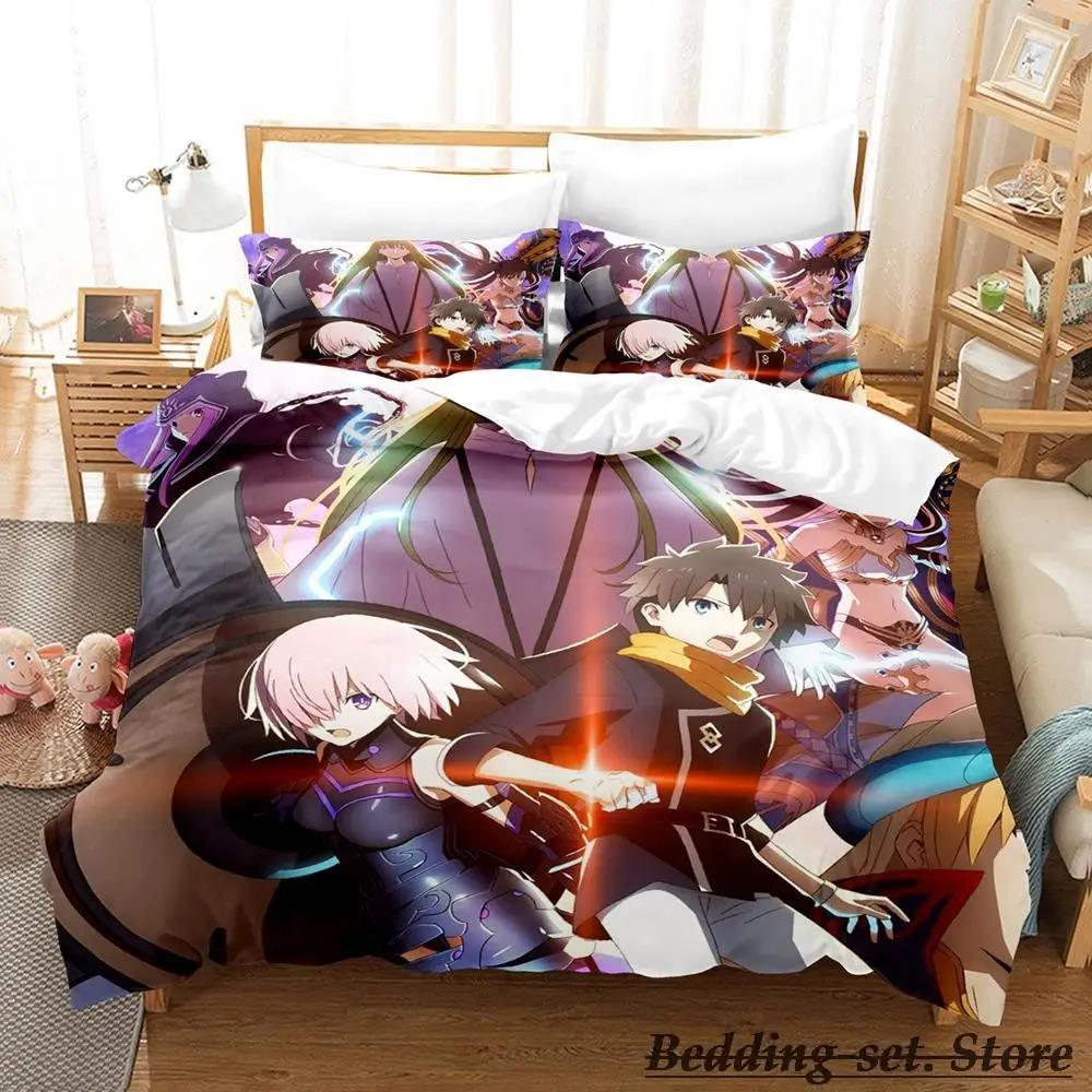 Fate Grand Order Bedding Set Single Twin Full Queen King Size Bed Set Aldult Kid Bedroom Duvetcover Sets Anime Parure De Lit Bed Tool