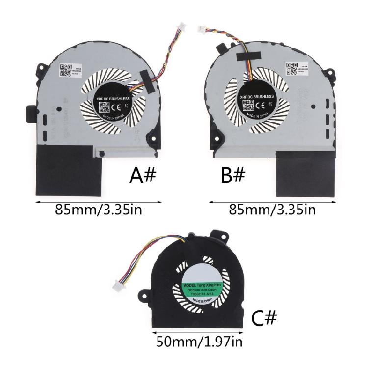 Laptop GPU Radiator DC12V 0.4A 4 pin 4-wires Cooling Fan Quiet GPU CPU Cooler Laptop Cooler USBPowered