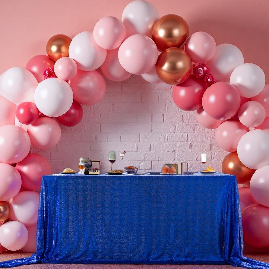 Sequined Tablecloth for Weddings, Banquets, and Parties - Rectangular Large Decoration