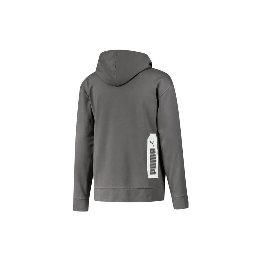 PUMA NU TILITY Sweatshirt Men's Lime Gray (Unisex) Sweatshirts 582699 44