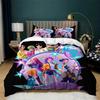 3 Pieces Kpop Duvet Cover Set Twin Size Soft Comfortable Quilt Cover Light-Weight Duvet Cover With Pillow Shams