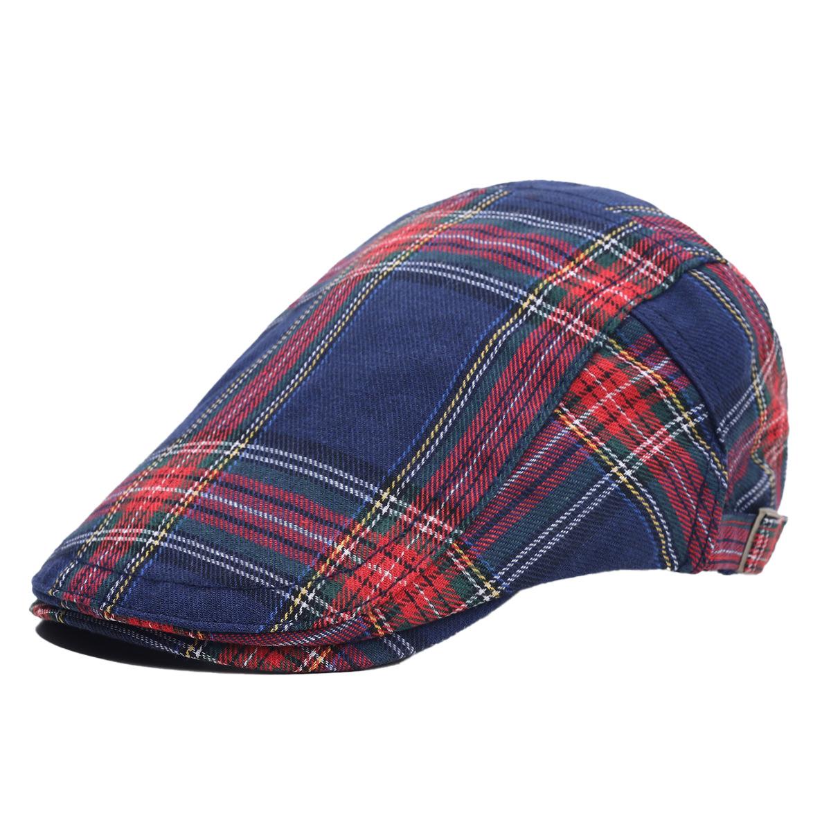 

New Summer DIY Butterfly Plaid Forward Beret Hat For Women Girls Outdoor Visors Sun Hat Cap Men Snapback Trucker Cap Party Gift