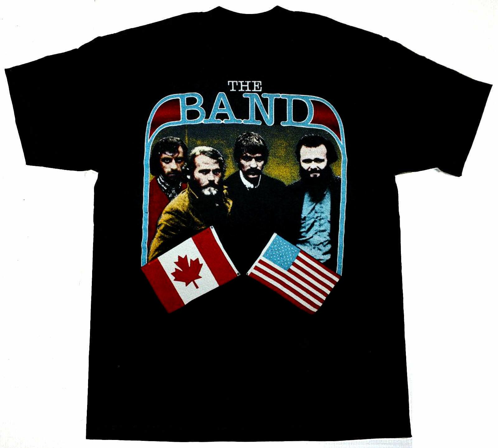 Vtg The Band Music Band For Fans Cotton Black T Men Women Shirt XXXXL