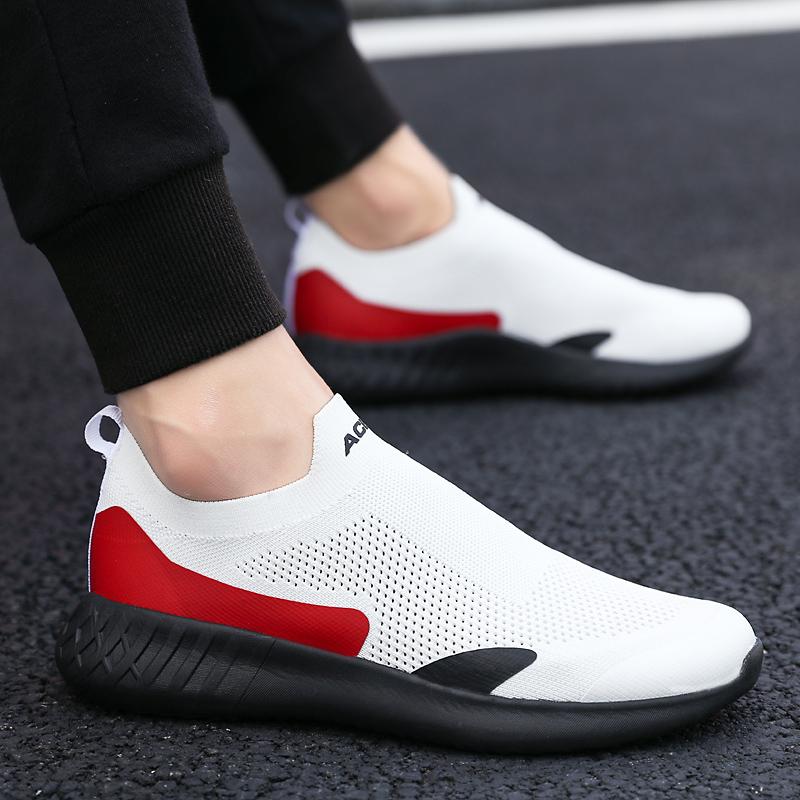 Fashion New  Men Shoes Slip On Casual Shoes Lightweight Comfortable Breathable Couple Walking Sneakers Feminino Zapatos Hombre