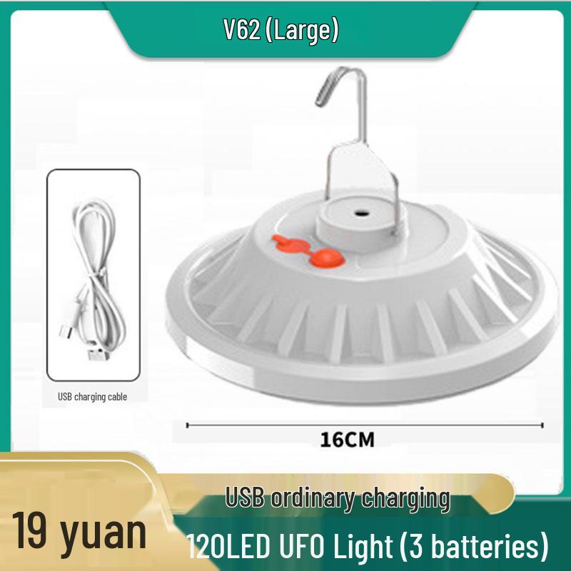 Cross-Border Super Bright Solar Tent Light with Remote Control for Power Outages, Camping, and Night Markets