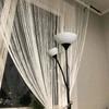 300X300CM Hanging Tassel Stripe Curtain Polyester Panel Room Divider Line Curtain Window Blind