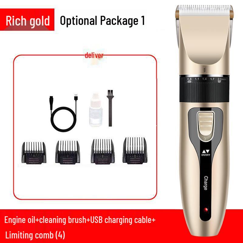 Professional Electric Hair Clipper for Salon & Home Use – Ideal for Bald and Oil Head Styles, Men's Grooming Tool