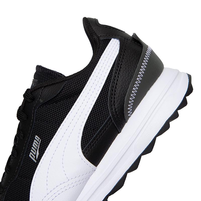 Puma Road Rider Kényelmes Minimalista Ütéselnyelő Tartós Alacsony Szárú Futócipő Unisex Futócipő Fekete Fehér 397432-04